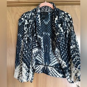 Spring blazer navy cream NWT XL